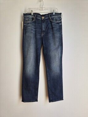 NWT MOTHER The Dazzler Ankle 34 On The Edge Jeans 90s Quiet Luxury Normcore